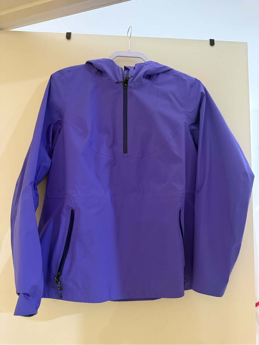 Lululemon Purple Hooded Rain Pullover Jacket